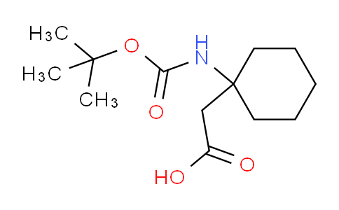 CAS No. 187610-56-6, 2-(1-((tert-butoxycarbonyl)amino)cyclohexyl)acetic acid