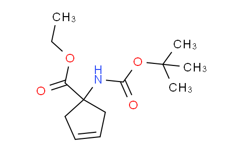 CAS No. 207729-00-8, Ethyl 1-((tert-butoxycarbonyl)amino)cyclopent-3-enecarboxylate