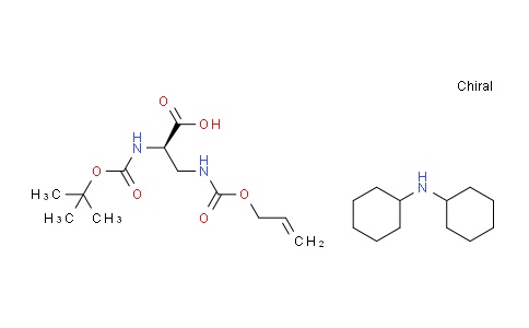 CAS No. 204197-26-2, Dicyclohexylamine (R)-3-(((allyloxy)carbonyl)amino)-2-((tert-butoxycarbonyl)amino)propanoate