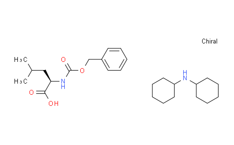 CAS No. 7662-58-0, dicyclohexylamine ((benzyloxy)carbonyl)-D-leucinate