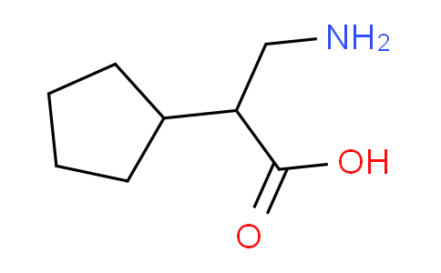 CAS No. 910444-21-2, 3-Amino-2-cyclopentylpropanoic acid