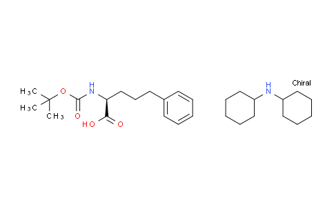 CAS No. 113756-89-1, Dicyclohexylamine (S)-2-((tert-butoxycarbonyl)-amino)-5-phenylpentanoate