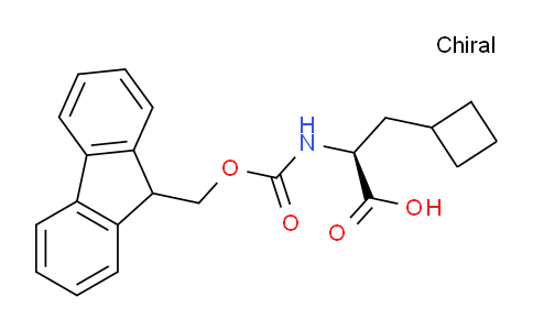 CAS No. 478183-62-9, (S)-2-((((9H-fluoren-9-yl)methoxy)carbonyl)amino)-3-cyclobutylpropanoic acid
