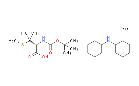 CAS No. 112898-23-4, Dicyclohexylamine (R)-2-((tert-butoxycarbonyl)amino)-3-methyl-3-(methylthio)butanoate