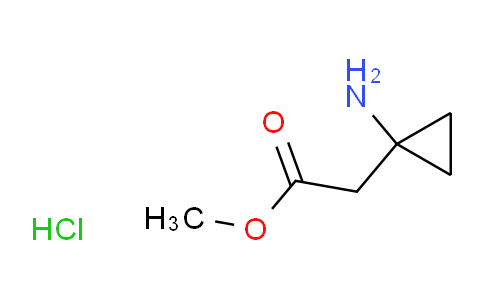 CAS No. 1040233-31-5, methyl 2-(1-aminocyclopropyl)acetate hydrochloride