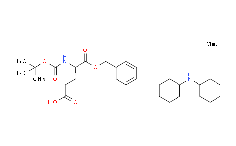 CAS No. 30924-91-5, dicyclohexylamine (S)-5-(benzyloxy)-4-((tert-butoxycarbonyl)amino)-5-oxopentanoate