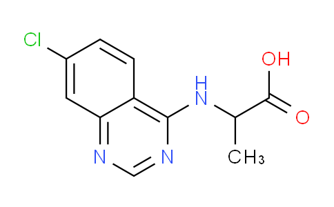 CAS No. 1008069-39-3, 2-((7-Chloroquinazolin-4-yl)amino)propanoic acid