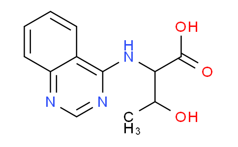 CAS No. 1008675-44-2, 3-Hydroxy-2-(quinazolin-4-ylamino)butanoic acid