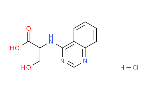 CAS No. 1396967-25-1, 3-Hydroxy-2-(quinazolin-4-ylamino)propanoic acid hydrochloride