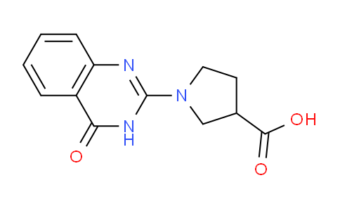 CAS No. 1707372-32-4, 1-(4-Oxo-3,4-dihydroquinazolin-2-yl)pyrrolidine-3-carboxylic acid