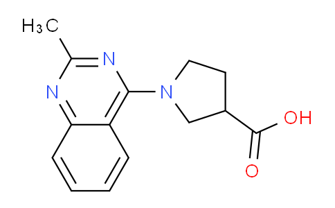 CAS No. 1710195-08-6, 1-(2-Methylquinazolin-4-yl)pyrrolidine-3-carboxylic acid
