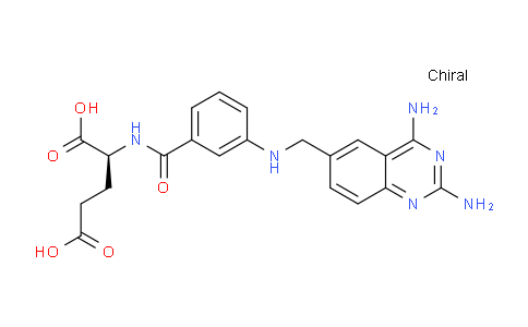 CAS No. 29746-12-1, (S)-2-(3-(((2,4-Diaminoquinazolin-6-yl)methyl)amino)benzamido)pentanedioic acid