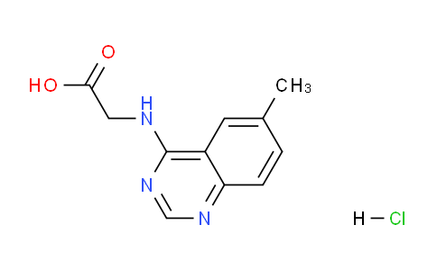 CAS No. 435342-24-8, 2-((6-Methylquinazolin-4-yl)amino)acetic acid hydrochloride