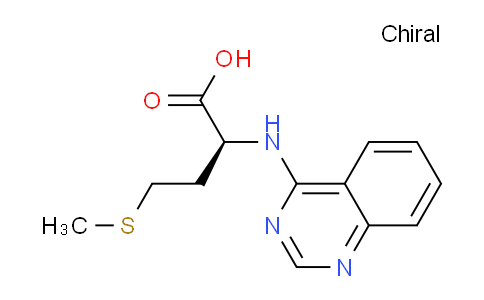CAS No. 55040-15-8, (S)-4-(Methylthio)-2-(quinazolin-4-ylamino)butanoic acid