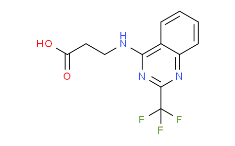 CAS No. 692762-85-9, 3-((2-(Trifluoromethyl)quinazolin-4-yl)amino)propanoic acid