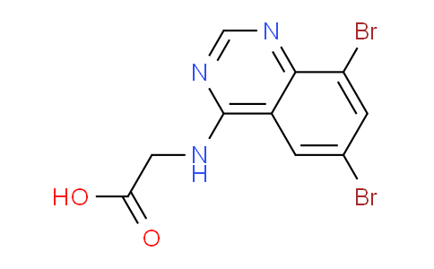CAS No. 886499-10-1, 2-((6,8-Dibromoquinazolin-4-yl)amino)acetic acid