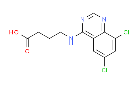 CAS No. 886499-14-5, 4-((6,8-Dichloroquinazolin-4-yl)amino)butanoic acid