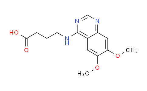CAS No. 886499-95-2, 4-((6,7-Dimethoxyquinazolin-4-yl)amino)butanoic acid