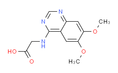CAS No. 886500-05-6, 2-((6,7-Dimethoxyquinazolin-4-yl)amino)acetic acid