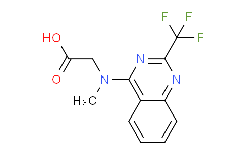 CAS No. 927969-23-1, 2-(Methyl(2-(trifluoromethyl)quinazolin-4-yl)amino)acetic acid