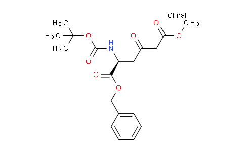 CAS No. 630128-01-7, (S)-1-Benzyl 6-methyl 2-((tert-butoxycarbonyl)amino)-4-oxohexanedioate