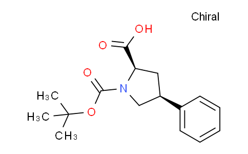 CAS No. 103290-39-7, (2R,4S)-1-(tert-Butoxycarbonyl)-4-phenylpyrrolidine-2-carboxylic acid