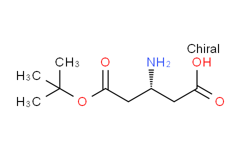 CAS No. 115939-63-4, (R)-3-Amino-5-(tert-butoxy)-5-oxopentanoic acid