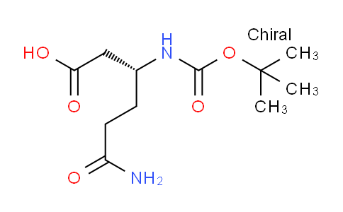 CAS No. 1313054-48-6, (R)-6-Amino-3-((tert-butoxycarbonyl)amino)-6-oxohexanoic acid