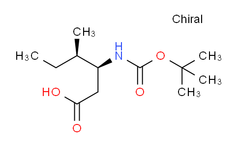 CAS No. 497106-86-2, (3S,4R)-3-((tert-butoxycarbonyl)amino)-4-methylhexanoic acid