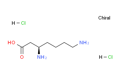 CAS No. 1301706-69-3, (R)-3,7-Diaminoheptanoic acid dihydrochloride
