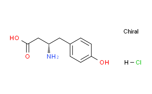 CAS No. 336182-13-9, (S)-3-Amino-4-(4-hydroxyphenyl)butanoic acid hydrochloride