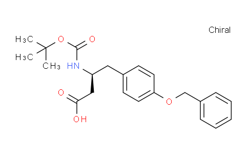 CAS No. 126825-16-9, (S)-4-(4-(Benzyloxy)phenyl)-3-((tert-butoxycarbonyl)amino)butanoic acid