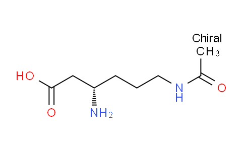 CAS No. 40139-10-4, (S)-6-Acetamido-3-aminohexanoic acid