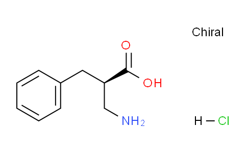 CAS No. 1276055-51-6, (R)-3-Amino-2-benzylpropanoic acid hydrochloride