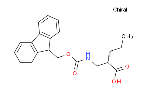 CAS No. 1359757-38-2, (S)-2-(((((9H-fluoren-9-yl)methoxy)carbonyl)amino)methyl)pentanoic acid