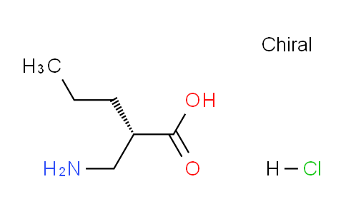 CAS No. 925704-46-7, (S)-2-(aminomethyl)pentanoic acid hydrochloride