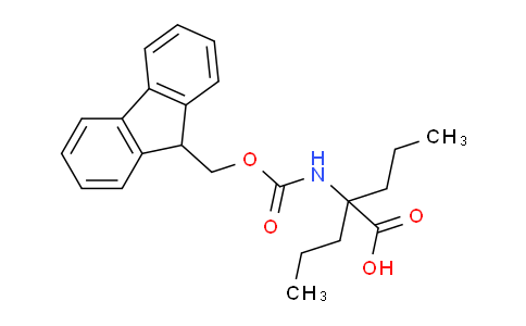 CAS No. 218926-47-7, 2-((((9H-Fluoren-9-yl)methoxy)carbonyl)amino)-2-propylpentanoic acid
