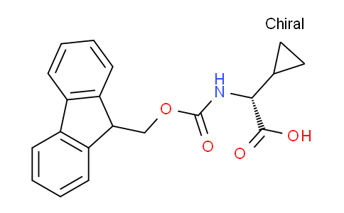 CAS No. 923012-40-2, (R)-2-((((9H-Fluoren-9-yl)methoxy)carbonyl)amino)-2-cyclopropylacetic acid