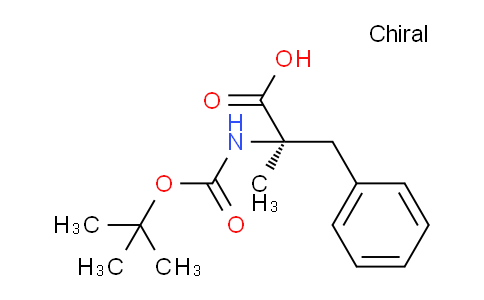 CAS No. 111771-58-5, (R)-2-((tert-Butoxycarbonyl)amino)-2-methyl-3-phenylpropanoic acid