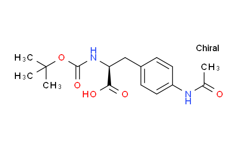 CAS No. 114117-42-9, (S)-3-(4-Acetamidophenyl)-2-((tert-butoxycarbonyl)amino)propanoic acid