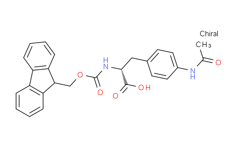 CAS No. 1217801-44-9, (R)-2-((((9H-Fluoren-9-yl)methoxy)carbonyl)amino)-3-(4-acetamidophenyl)propanoic acid