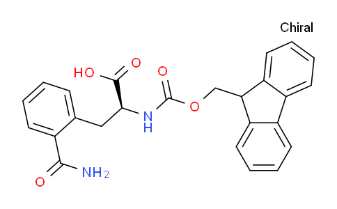 CAS No. 959583-60-9, (S)-2-((((9H-Fluoren-9-yl)methoxy)carbonyl)amino)-3-(2-carbamoylphenyl)propanoic acid