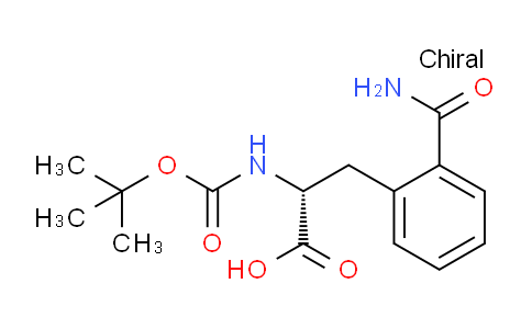 1213116-63-2 | (R)-2-((tert-Butoxycarbonyl)amino)-3-(2-carbamoylphenyl)propanoic acid