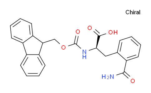 CAS No. 1217759-04-0, (R)-2-((((9H-Fluoren-9-yl)methoxy)carbonyl)amino)-3-(2-carbamoylphenyl)propanoic acid