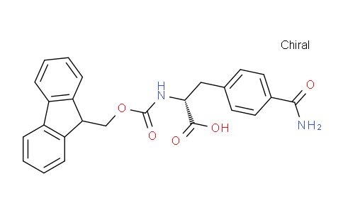 CAS No. 1217610-39-3, (R)-2-((((9H-Fluoren-9-yl)methoxy)carbonyl)amino)-3-(4-carbamoylphenyl)propanoic acid
