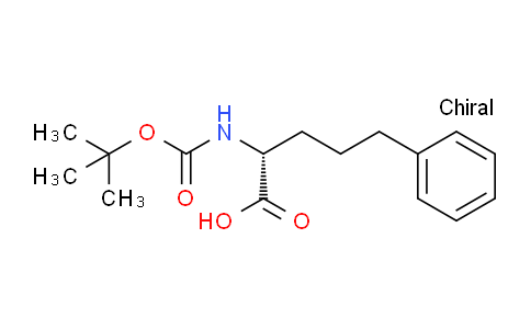 MC701565 | 156130-68-6 | (R)-2-((tert-Butoxycarbonyl)amino)-5-phenylpentanoic acid