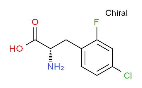 CAS No. 185837-15-4, (S)-2-Amino-3-(4-chloro-2-fluorophenyl)propanoic acid