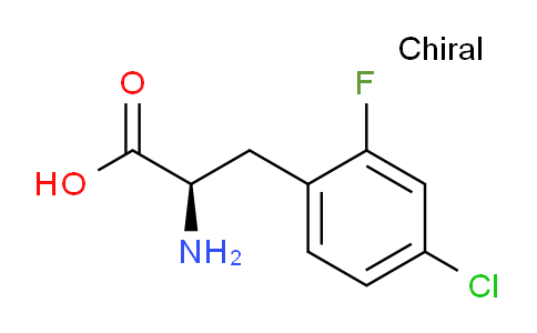 CAS No. 947615-61-4, (R)-2-Amino-3-(4-chloro-2-fluorophenyl)propanoic acid