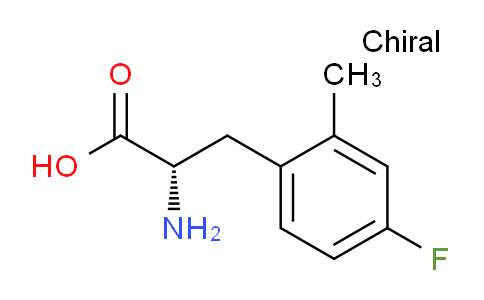 CAS No. 1038828-38-4, (S)-2-Amino-3-(4-fluoro-2-methylphenyl)propanoic acid