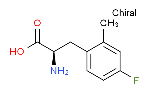 CAS No. 1213186-81-2, (R)-2-Amino-3-(4-fluoro-2-methylphenyl)propanoic acid